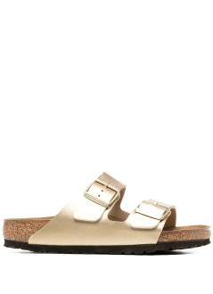 birkenstock sandal womanarizona birko-flor - 1016110 gold