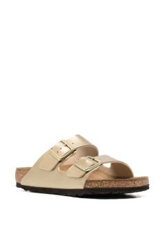 birkenstock sandal womanarizona birko-flor - 1016110 gold