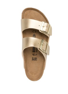 birkenstock sandal womanarizona birko-flor - 1016110 gold
