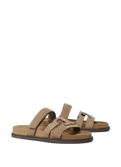 tory burch planas mujer ines sport slide - 163481219 219