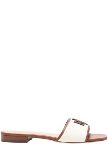 polo ralph lauren sandal womaneverley sld2-sandals-slide - 802p04395003 natural lauren tan
