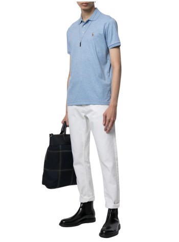 polo ralph lauren polo mansskccmslmm1-short sleeve-knit - 710704319084 isle heather 2