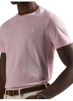 polo ralph lauren t-shirt mansscncmslm2-short sleeve-t-shirt - 710671438520 garden pink c1730