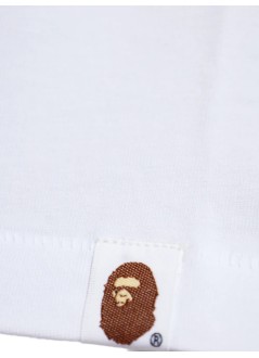 bape camiseta hombre wild leopard pattern bape sta logo relaxed fit tee m - 1l80110305 white