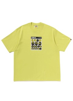 bape camiseta hombre bape sticker graphic relaxed fit tee m - 1l80110319 yellow