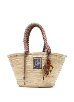 alémais handbag mujer macrame maxi basket - 6565a blonde