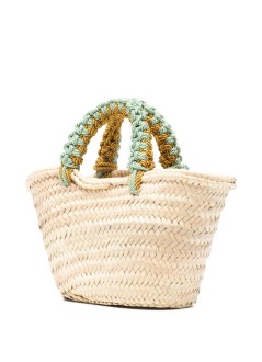 alémais handbag mujer macrame mini basket - 6563a blonde