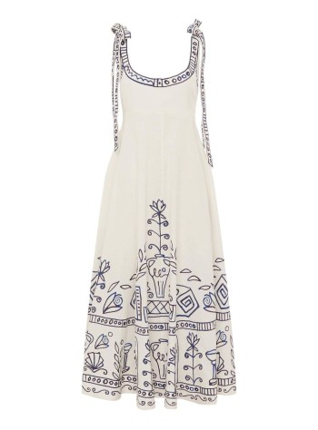 alémais dress womanleela ballet sundress - 6078d cream