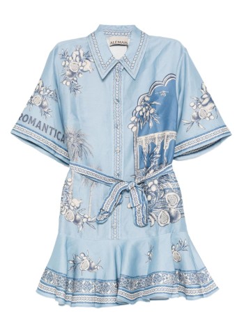 alémais dress womanvilla romantica mini dress - 6092d blue