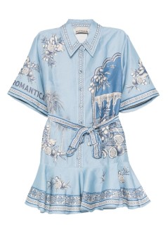 alémais dress womanvilla romantica mini dress - 6092d blue