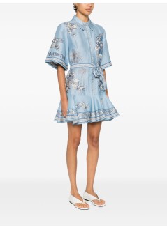 alémais dress womanvilla romantica mini dress - 6092d blue