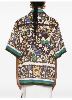 alémais camiseria mujer maroc relaxed shirt - 6145t multi