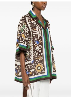 alémais camiseria mujer maroc relaxed shirt - 6145t multi