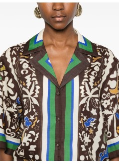 alémais camiseria mujer maroc relaxed shirt - 6145t multi