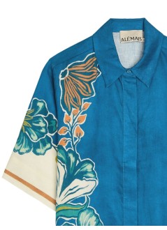 alémais camiseria mujer luda shirt - 6394t blue