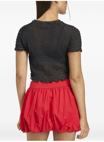 adidas originals top womansmocked tee - kd0300 black 2