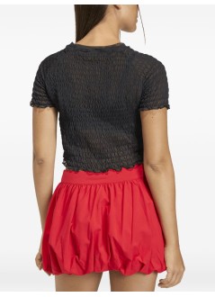 adidas originals top womansmocked tee - kd0300 black