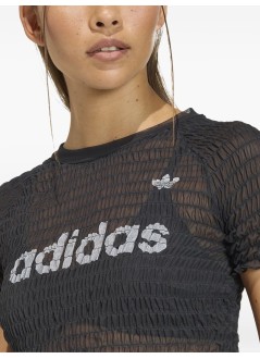 adidas originals top womansmocked tee - kd0300 black