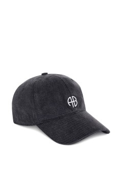anine bing cap womanjeremy baseball cap - a1212043whg24 washed grey