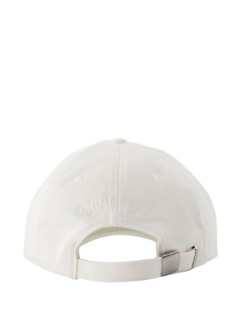 anine bing cap womanjeremy baseball cap - a129084ivy26 ivory 2