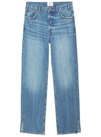 anine bing pantalon jeans mujer roy jean - a061113477 washed blue