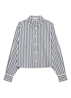 anine bing camiseria mujer essie cropped shirt - a0712065str13 multi