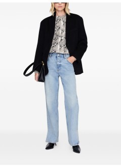 anine bing punto mujer miles sweatshirt - a0811773wmtl10 multi