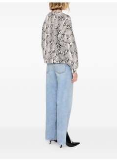 anine bing punto mujer miles sweatshirt - a0811773wmtl10 multi