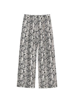 anine bing pantalon mujer roslyn pant - a0311792mtl100 print