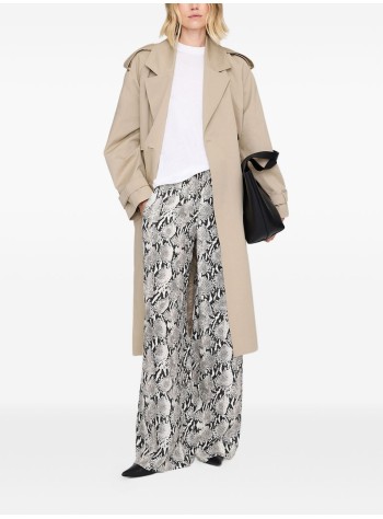 anine bing pantalon mujer roslyn pant - a0311792mtl100 print 2