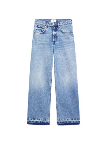 anine bing pantalon jeans mujer lewis jean - a0611592whd33 washed blue