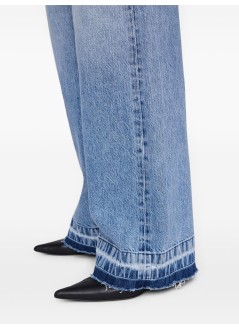 anine bing denim womanlewis jean - a0611592whd33 washed blue