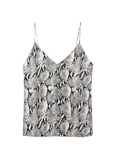 anine bing top womanellen top - a0712054mtl100 print
