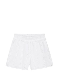anine bing short pant womankam short - a0512098wti26 white