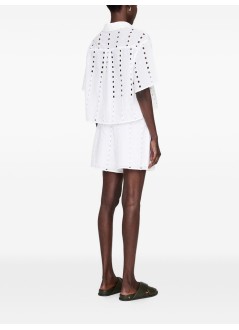 anine bing short pant womankam short - a0512098wti26 white