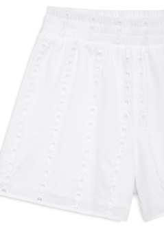anine bing short pant womankam short - a0512098wti26 white