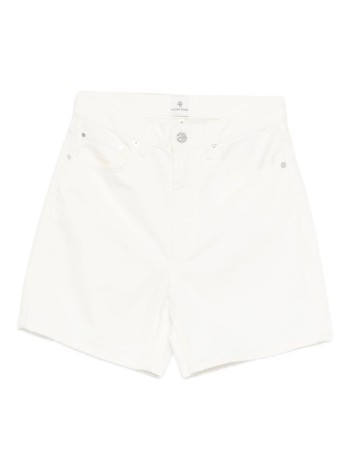 anine bing pantalon corto mujer kat short - a0510677ofw25 ecru