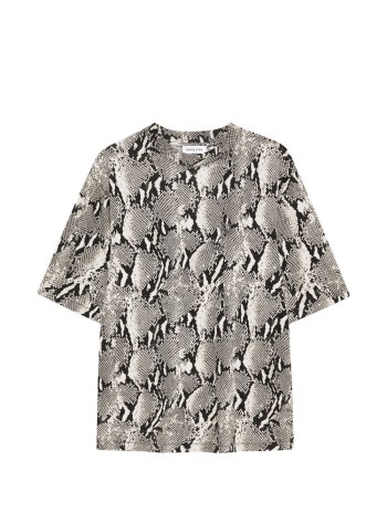 anine bing top mujer avi tee - a0812062wmtl10 multi
