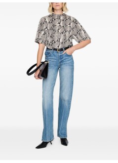 anine bing top womanavi tee - a0812062wmtl10 multi