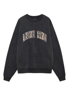 anine bing sweater womanmiles sweatshirt empowerment - a0812110wbl1 washed black