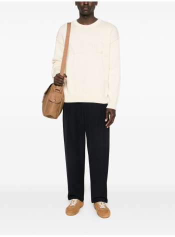 a.p.c. knitwear manpull leo - cogtxh23485 aad ecru 2