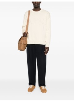 a.p.c. knitwear manpull leo - cogtxh23485 aad ecru