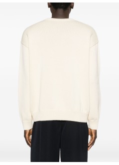 a.p.c. knitwear manpull leo - cogtxh23485 aad ecru