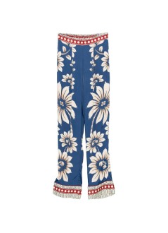 farm rio pijama womanluna blue pajama pants - 344133 26067