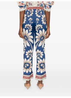 farm rio pijama womanluna blue pajama pants - 344133 26067