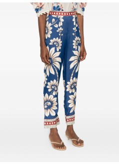 farm rio pijama womanluna blue pajama pants - 344133 26067