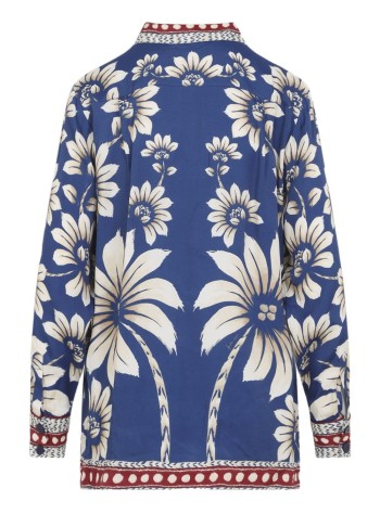 farm rio pijama womanluna blue pajama shirt - 344132 26067 2