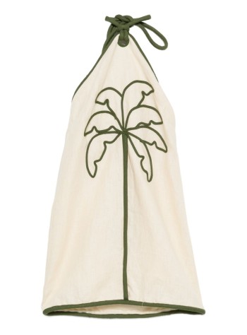 farm rio dress womansand coconut sleeveless mini dress - 344850 l0029