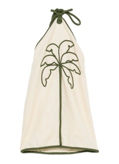 farm rio vestido mujer sand coconut sleeveless mini dress - 344850 l0029