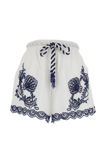 farm rio short pant womangarden tiles richelieu shorts - 344718 l0036